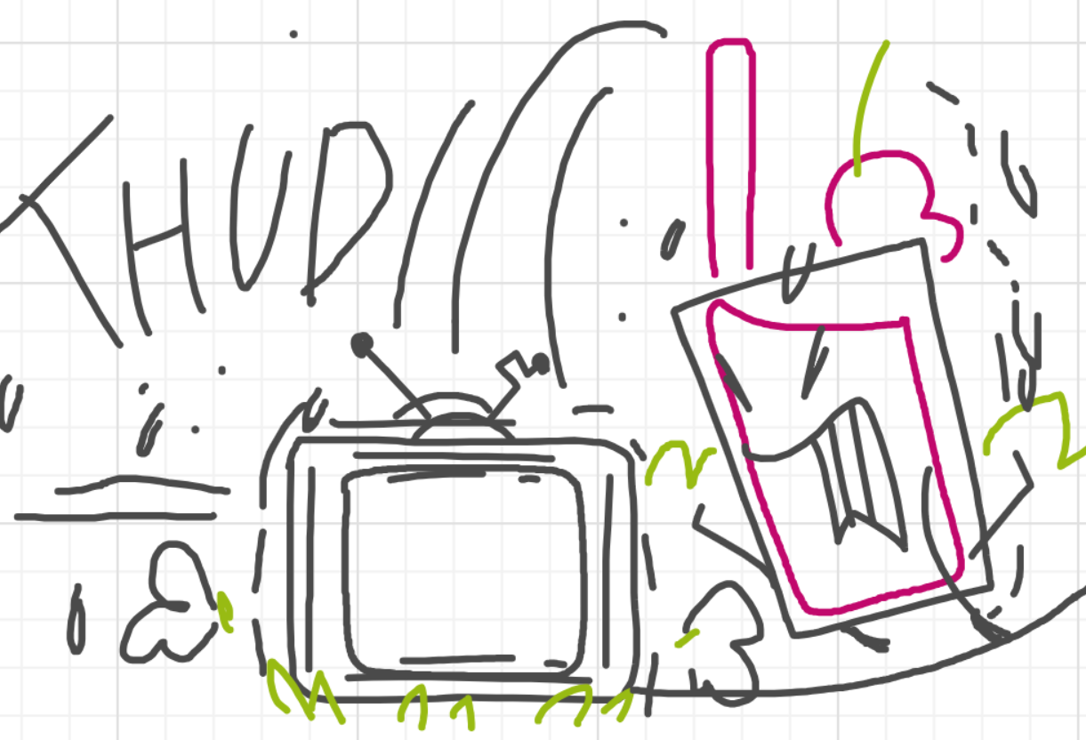 A panel from I've Been Everywhere, Man, episode nine of the Board Boards object show by Furretwalk/WalkingFurret.